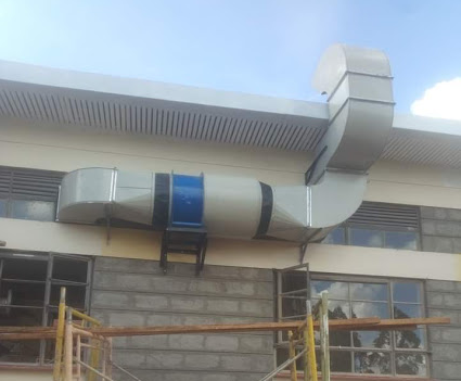 Mechanical ventillation duct